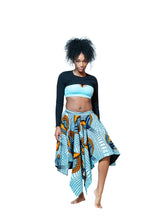 Load image into Gallery viewer, Atale Turquoise Asymmetrical skirt